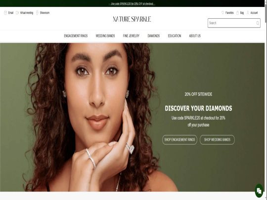 Nature Sparkle review, a site that is one of many popular Women's Jewellery Stores
