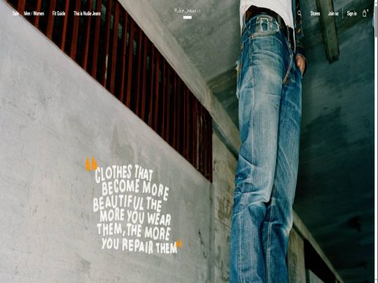Nudie Jeans review, a site that is one of many popular Denim Clothing Stores