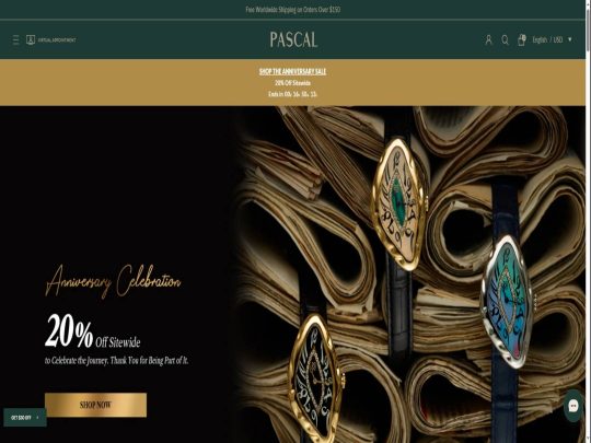 PASCAL review, a site that is one of many popular Unisex Jewellery Stores