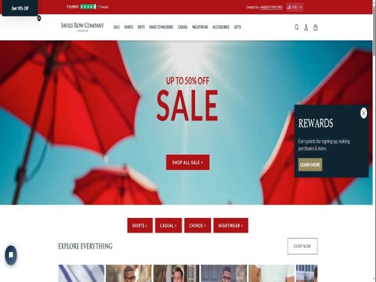 Savile Row Company review, a site that is one of many popular Men's Suit Stores