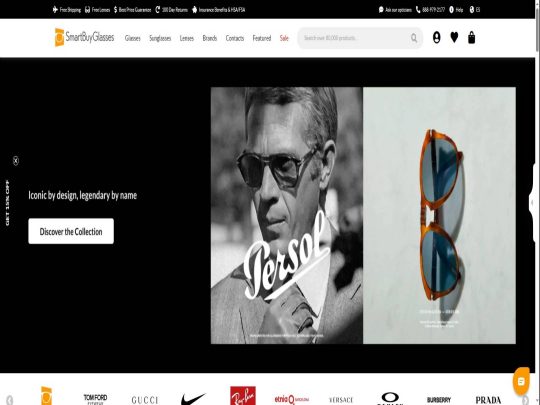 SmartBuyGlasses review, a site that is one of many popular Sunglasses Stores