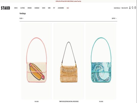 Staud Handbags review, a site that is one of many popular Popular Handbag Stores