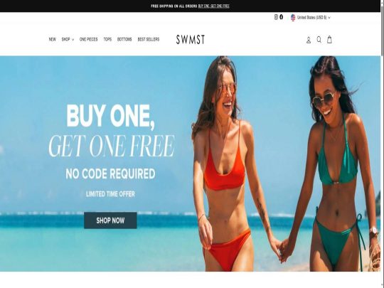 SWMST review, a site that is one of many popular Women's Swimwear Stores