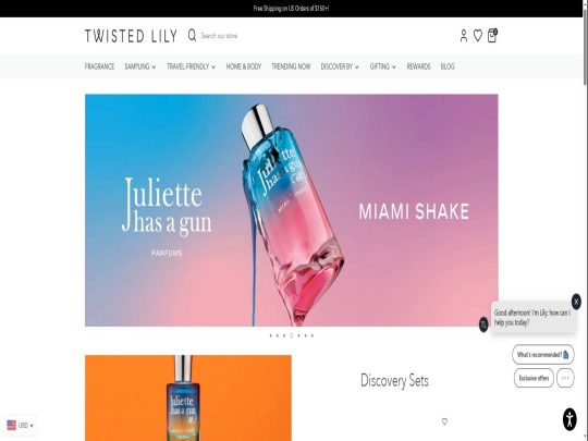 Twisted Lily review, a site that is one of many popular Popular Fragrance Stores