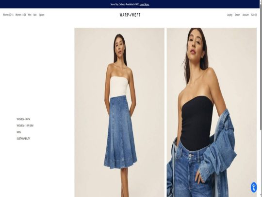 Warp + Weft review, a site that is one of many popular Eco-Friendly Clothing Stores