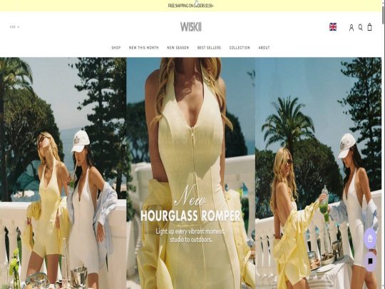 WISKII review, a site that is one of many popular Women's Activewear Stores