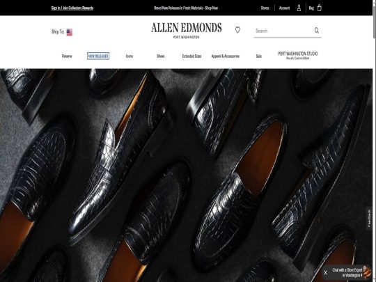 Allen Edmonds review, a site that is one of many popular Men's Shoe Stores