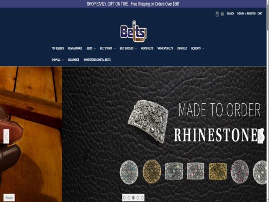Belts review, a site that is one of many popular Top Belt Stores