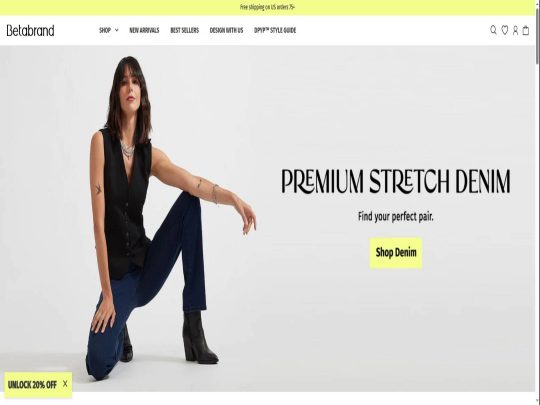 Betabrand review, a site that is one of many popular Women's Jeans & Pants Stores