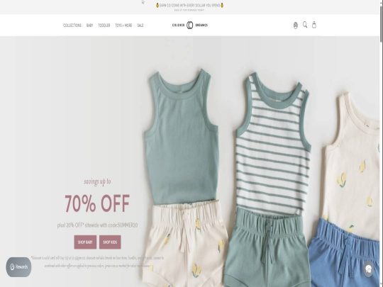 Colored Organics review, a site that is one of many popular Kids & Baby Clothing Stores