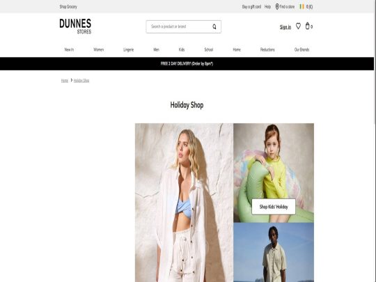 Dunnes Stores review, a site that is one of many popular Summer Clothing Stores