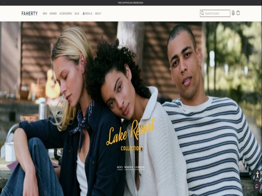 Faherty review, a site that is one of many popular Resortwear Clothing Stores