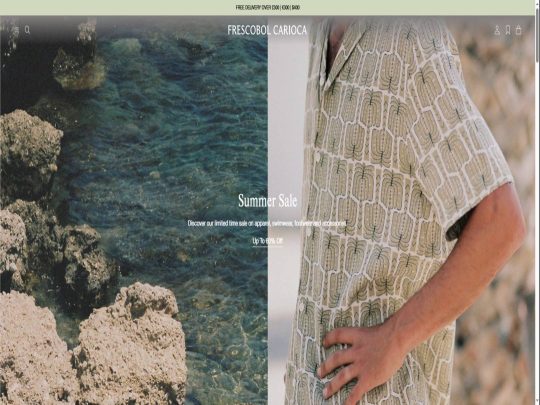 Frescobol Carioca review, a site that is one of many popular Men's Resortwear Clothing Stores