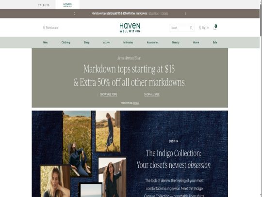 Haven Well Within review, a site that is one of many popular Women's Pajama Clothing Stores