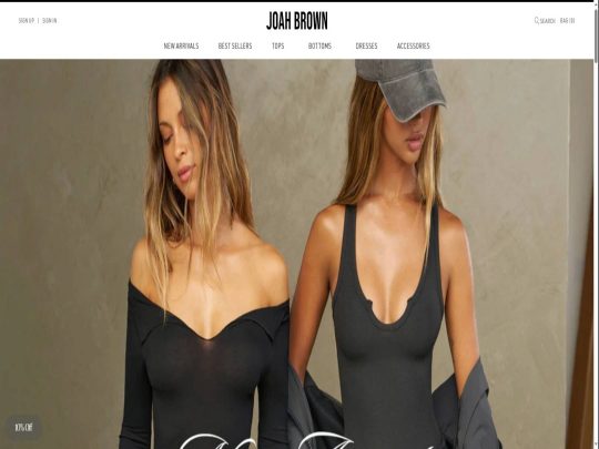 Joah Brown review, a site that is one of many popular Women's Streetwear Stores