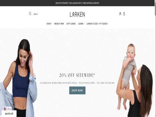 Larken review, a site that is one of many popular Women's Pajama Clothing Stores