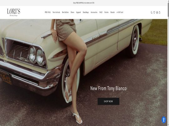 Lori's Shoes review, a site that is one of many popular Women's eCommerce Stores