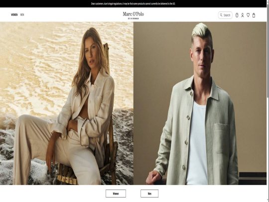 Marc O'Polo review, a site that is one of many popular Premium Clothing Brands