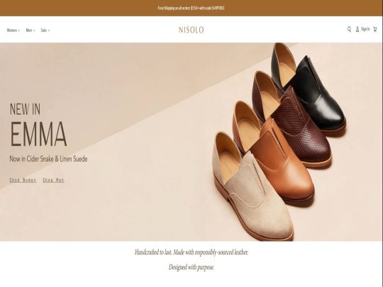 Nisolo review, a site that is one of many popular Eco-Friendly Shoe Stores