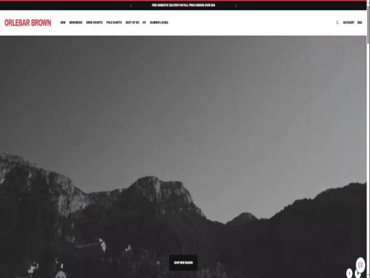Orlebar Brown review, a site that is one of many popular Men's Swimwear Stores