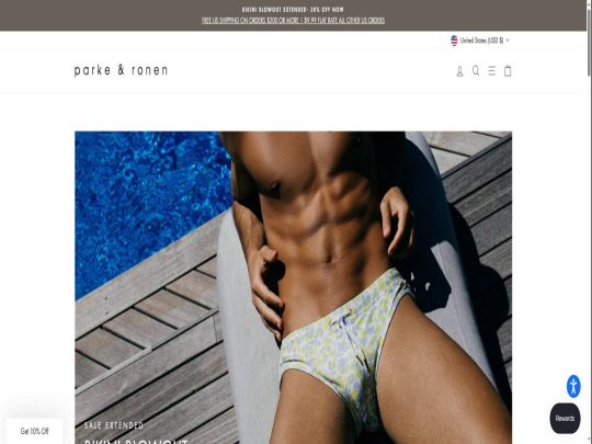Parke & Ronen review, a site that is one of many popular Men's Summer Clothing Stores