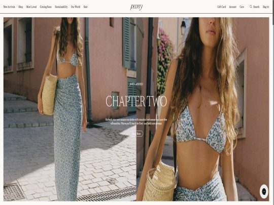 Peony Swimwear review, a site that is one of many popular Women's Resortwear Clothing Stores