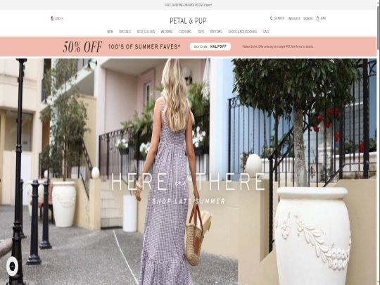 Petal & Pup review, a site that is one of many popular Women's Summer Clothing Stores