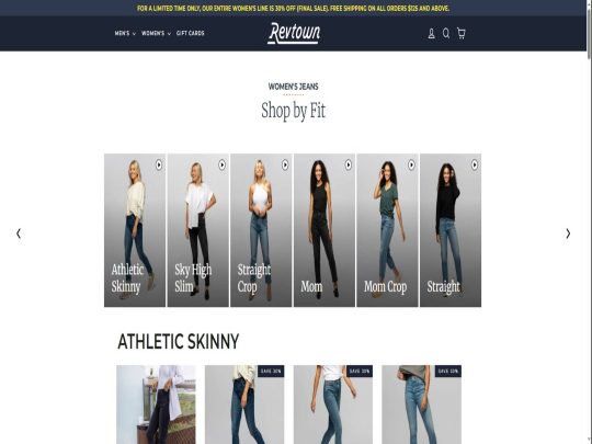Revtown Women's review, a site that is one of many popular Women's Jeans & Pants Stores