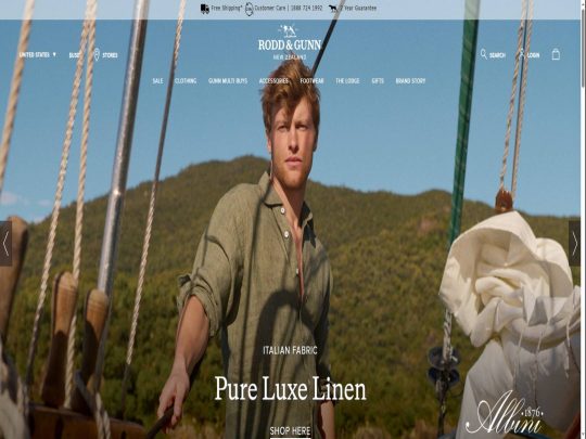Rodd & Gunn review, a site that is one of many popular Premium Clothing Brands