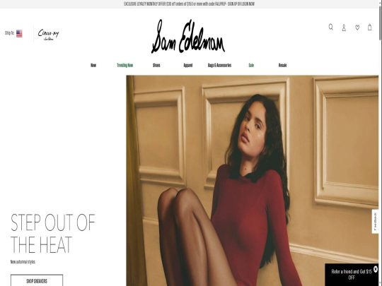 Sam Edelman review, a site that is one of many popular Women's Shoe Stores