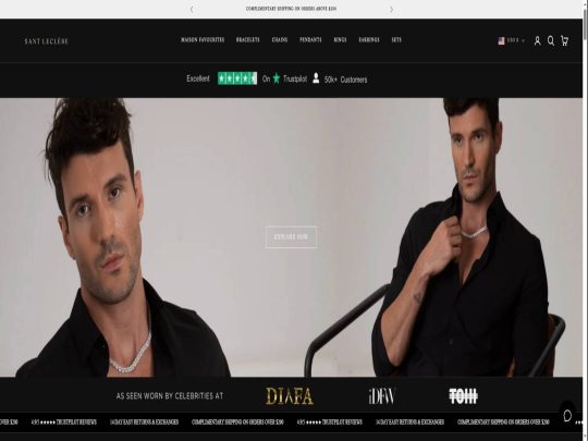 Sant Leclère review, a site that is one of many popular Men's Jewellery Stores