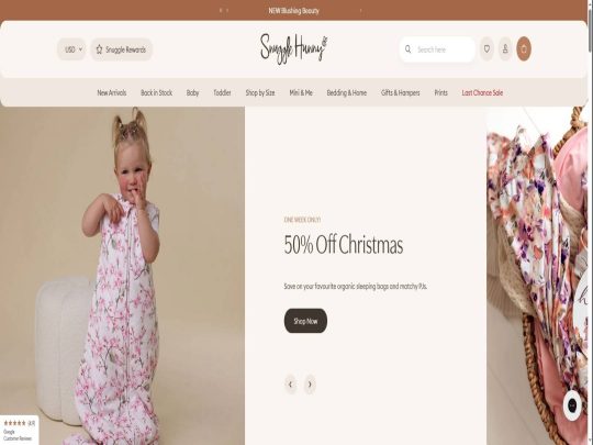 Snuggle Hunny review, a site that is one of many popular Kids & Baby Clothing Stores