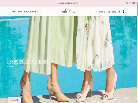 Sole Bliss review, a site that is one of many popular Women's Shoe Stores