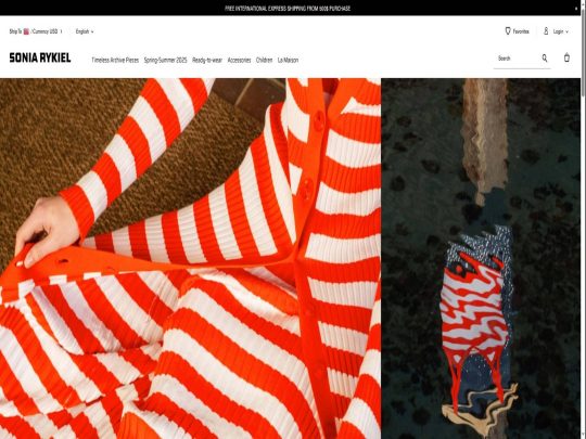 Sonia Rykiel review, a site that is one of many popular Women's Designer Brands